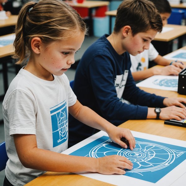 Comment les techniques de la sérigraphie peuvent-elles être enseignées aux enfants ?