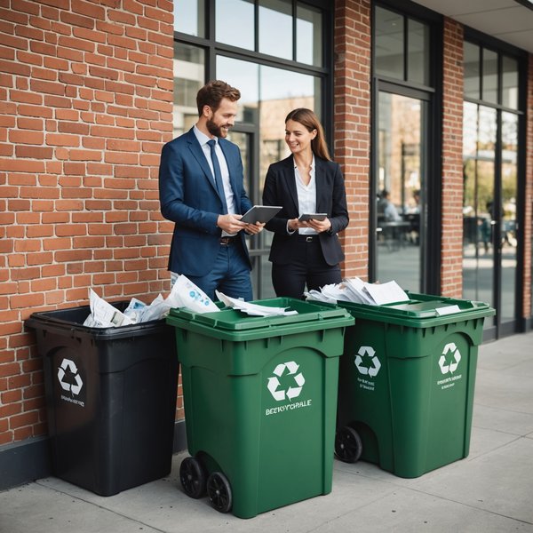 Quelles stratégies pour développer des programmes de recyclage dans les entreprises de bureaux?