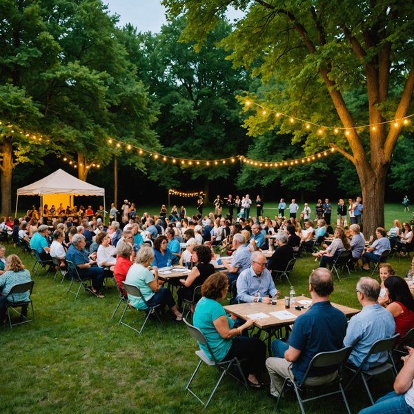 Quelles méthodes pour organiser une nuit de poésie avec des lectures et des performances en plein air?